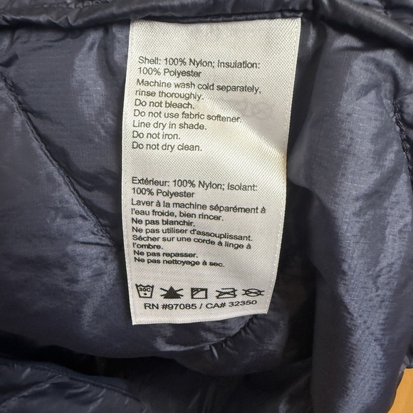 OR Outdoor Research VerticalX Superstrand Quilted Hoodie Navy 2X Women's Jacket - Picture 5 of 8